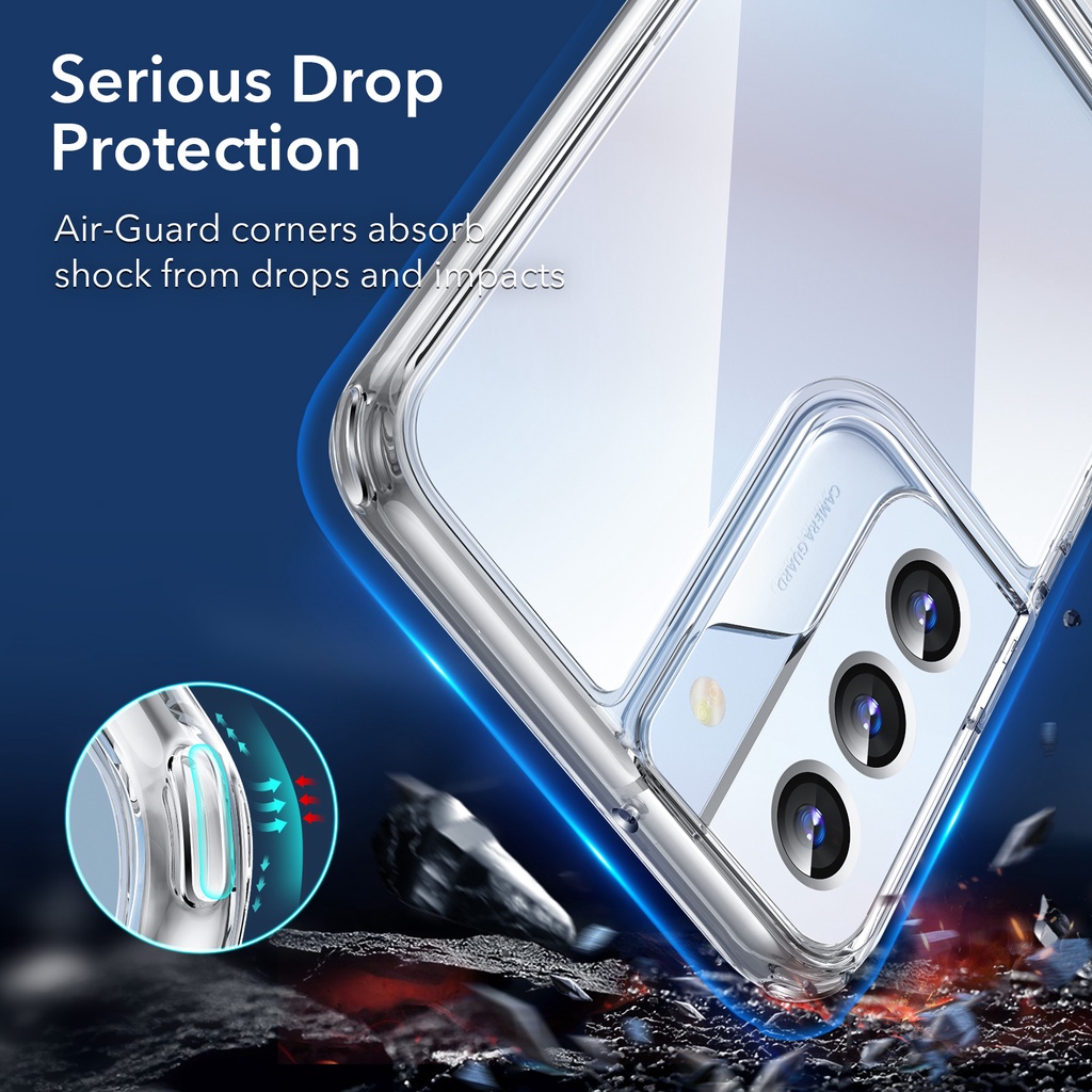 Ốp điện thoại ESR trong suốt kèm giá đỡ kim loại cho Samsung S22 Ultra Galaxy S22 Ultra Plus Samsung S22