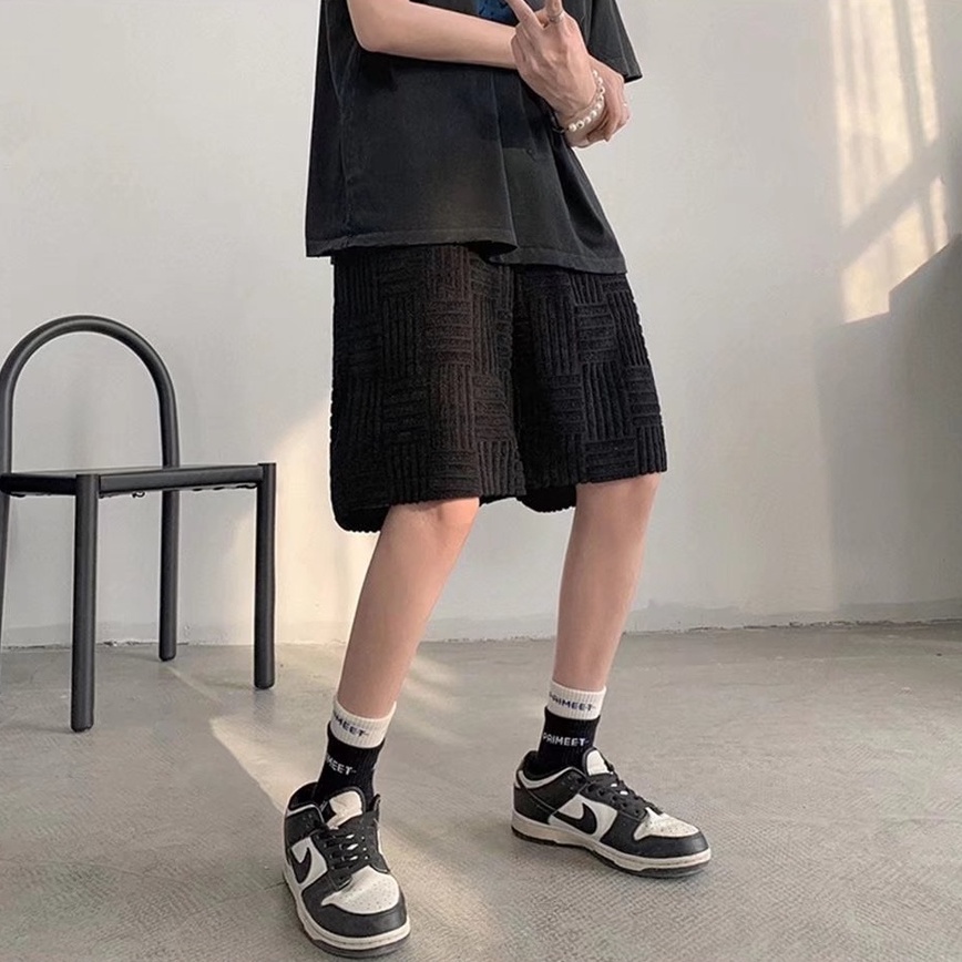 Quần Short  fashion cotton simple   unisex Thể Thao Màu Trơn Thêu Họa Tiết Đơn Giản Thời Trang Unisex quần đùi ống rộng casual quần đùi thể thao nam cổ điển quần thun ngắn