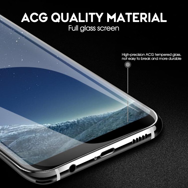 Kính cường lực 5D bảo vệ màn hình cho Samsung Galaxy A7 2018 A750 A6 A8 Plus 2018 J3 J5 J7 Pro 2017