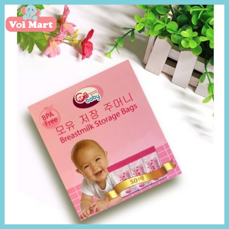  ⭐DEAL SOCK⭐ TÚI TRỮ SỮA GB BABY HÀN QUỐC 250ML HỘP 50 TÚI