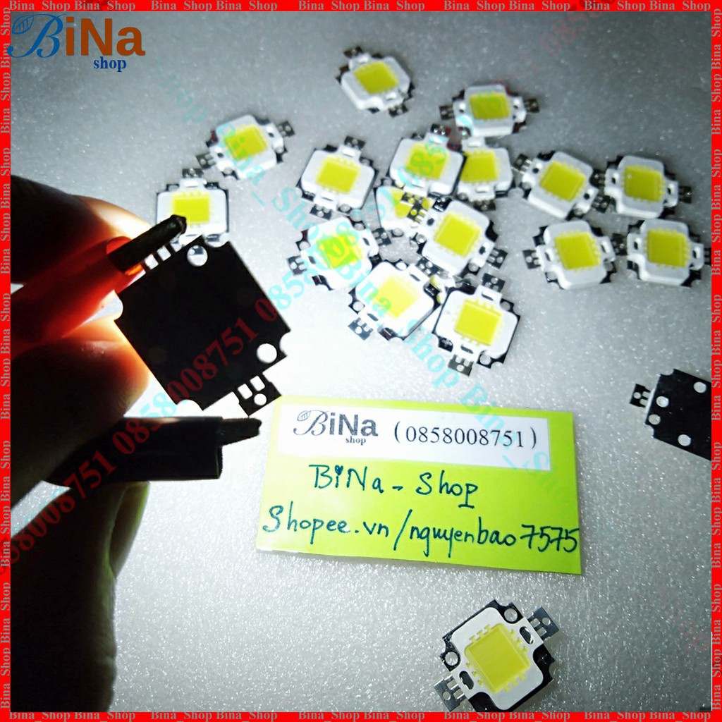 Chip Led 5W DC 12V trắng/vàng (tự chọn)