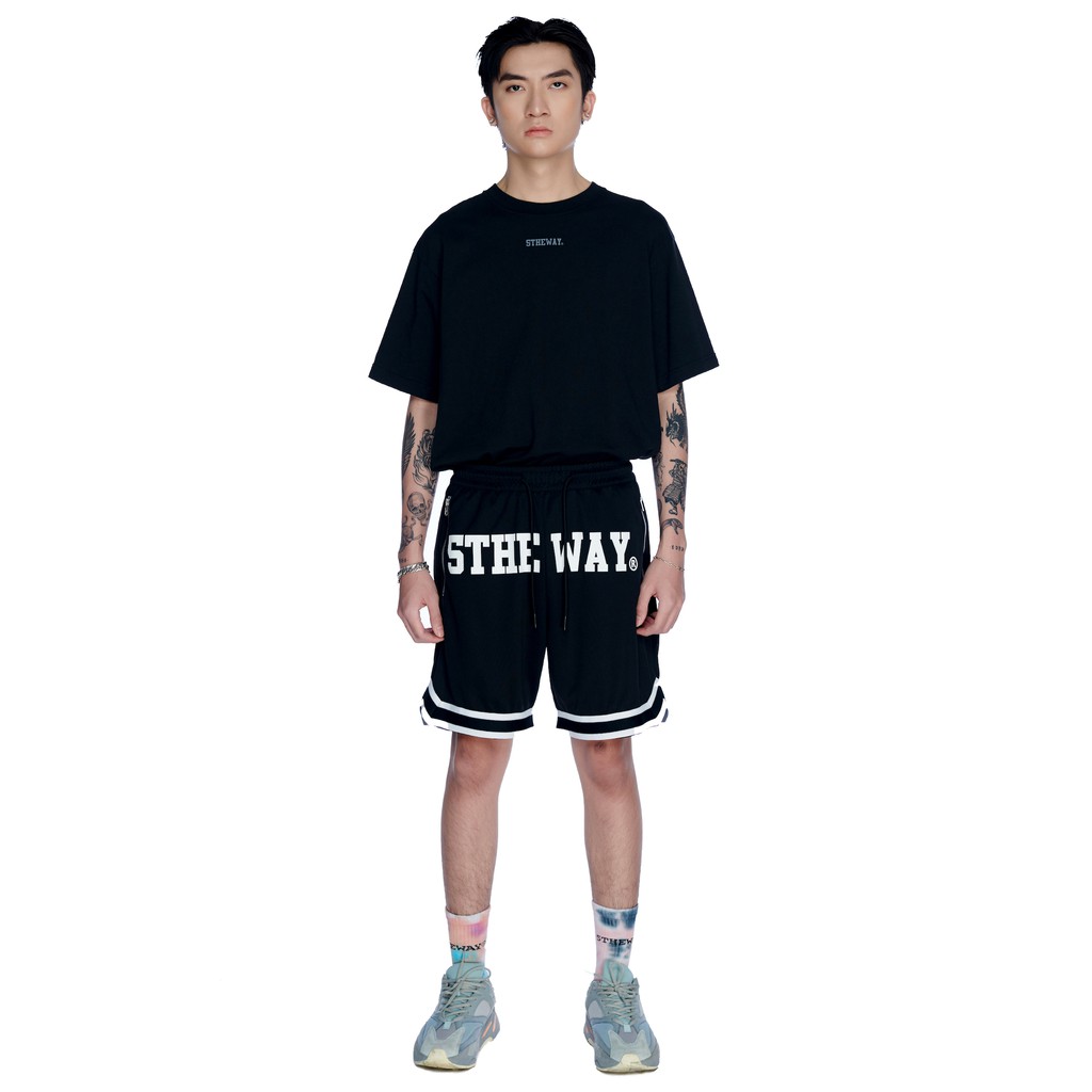 5THEWAY® BASKETBALL MESH SHORT™ in BLACK aka Quần Short Đen