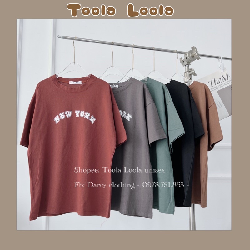 Áo In Chữ Đơn giản, NEW YORK 3158 big size, Phông Nhiều Màu Dày Dặn, Có Clip Áo Shop Tự Quay