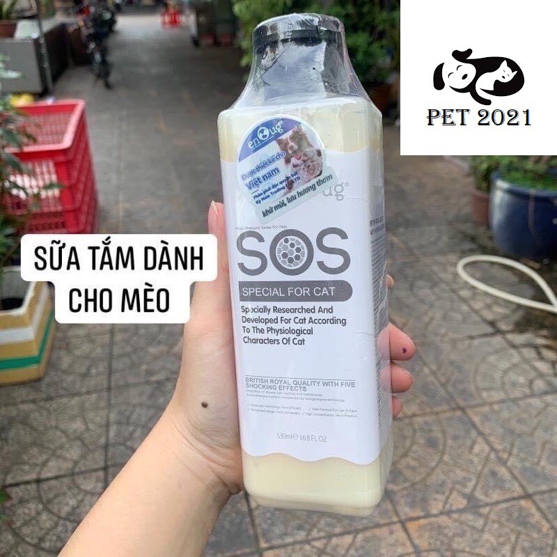 Sữa Tắm SOS Dành Cho Chó Mèo Thú Cưng 530ml