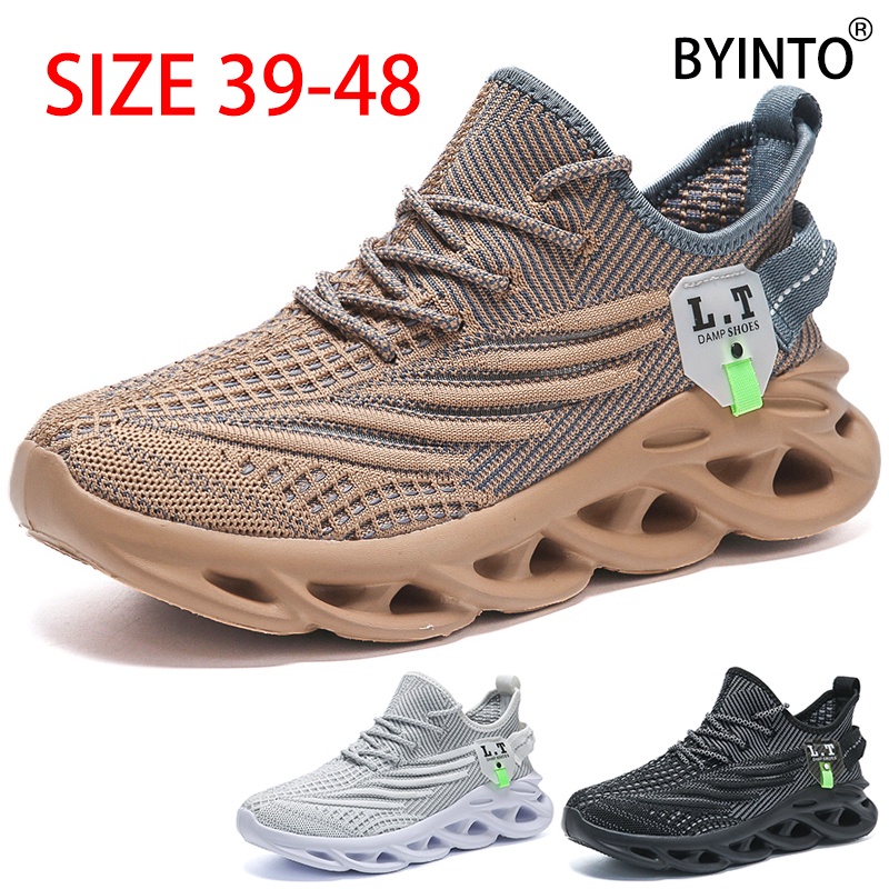 Giày Thể Thao Lưới Siêu Nhẹ Thoáng Khí Size Lớn 39-48 Thời Trang Mùa Hè Cho Nam