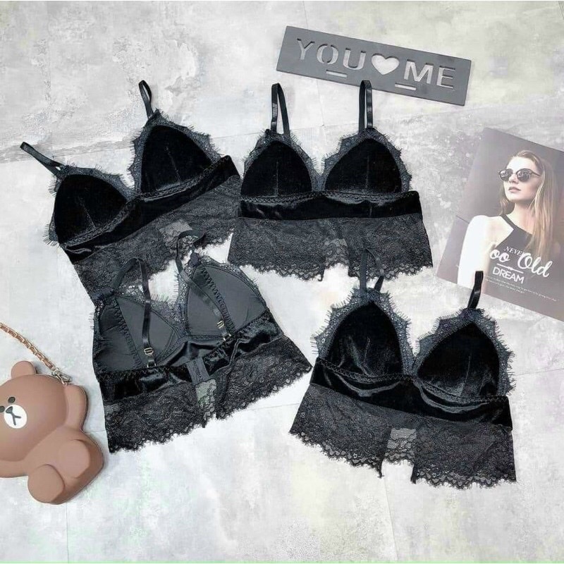 áo bra nhung Hot hit chuẩn mẫu lên sàn