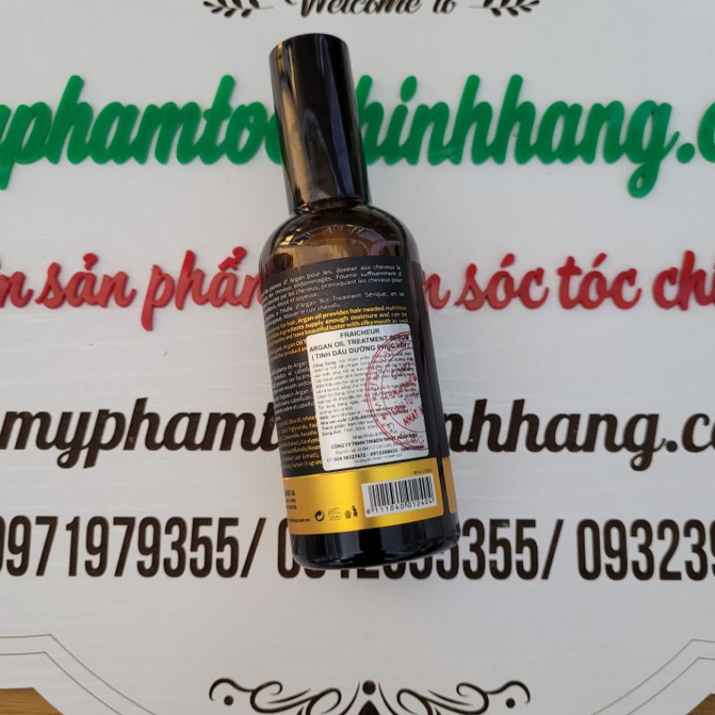 Tinh dầu dưỡng tóc Fraicheur argan chính hãng công ty 50ml  - 100ml