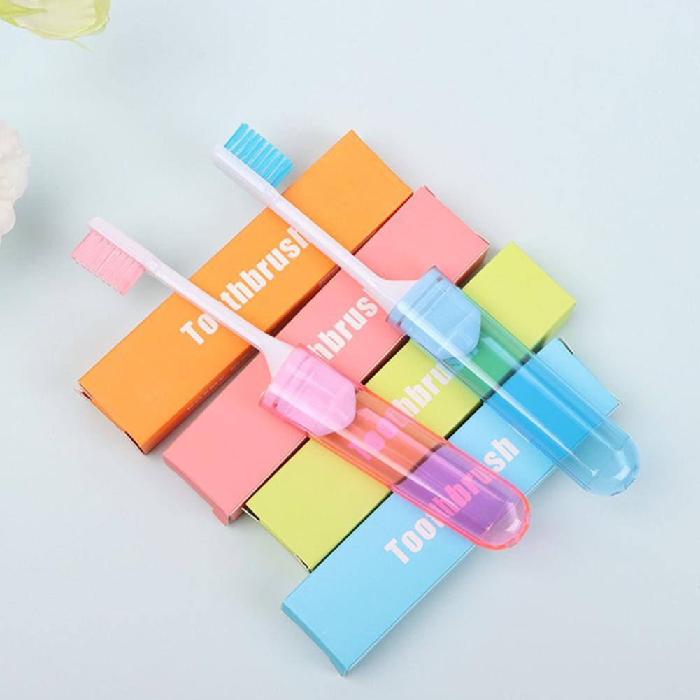 Bàn Chải Đánh Răng Lông Mềm Mini Không Dùng Một Lần Có Thể Gấp Lại Dùng Khi Đi Du Lịch H2F8