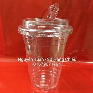 Cốc Trà Sữa Nắp Lật (500ml)