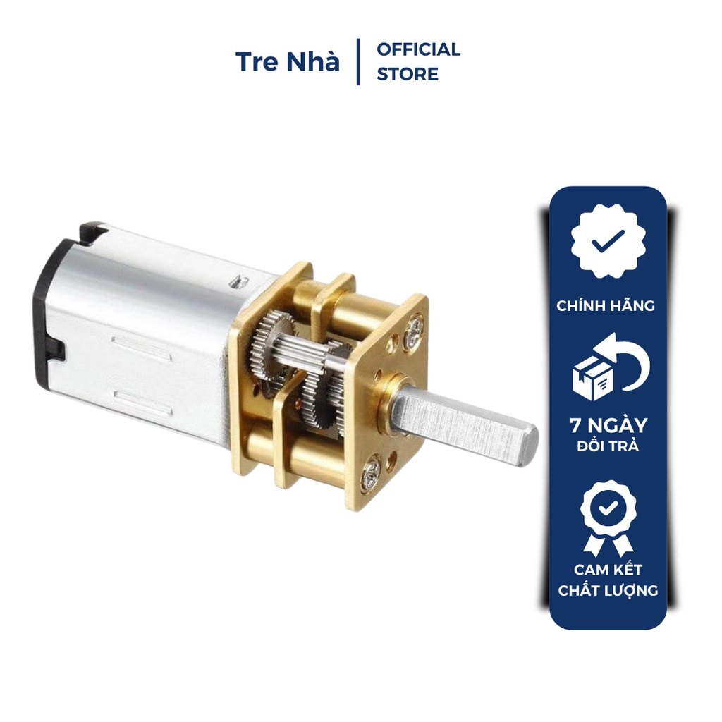 Động Cơ Giảm Tốc GA12-N20 DC3V 5V 6V 55 vòng/phút bằng kim loại hoàn toàn