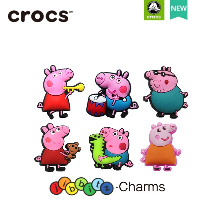 Móc Khóa Hình Heo Hoạt Hình Xinh Xắn crocs