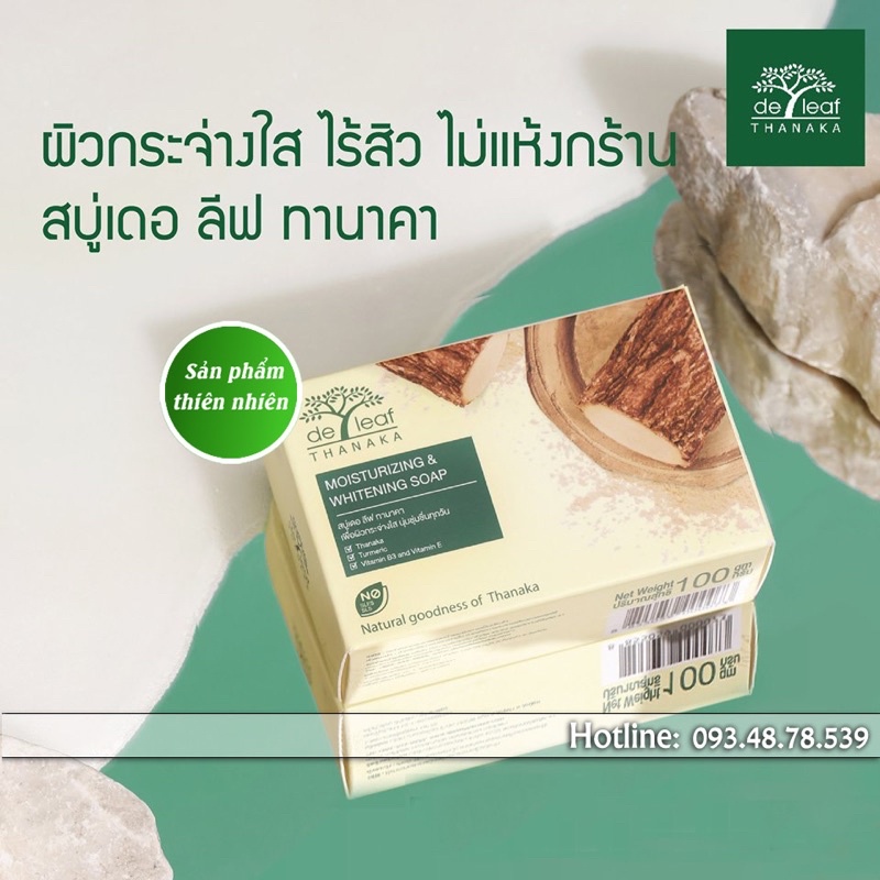 xà phòng deleaf thanaka hsd 2/2025