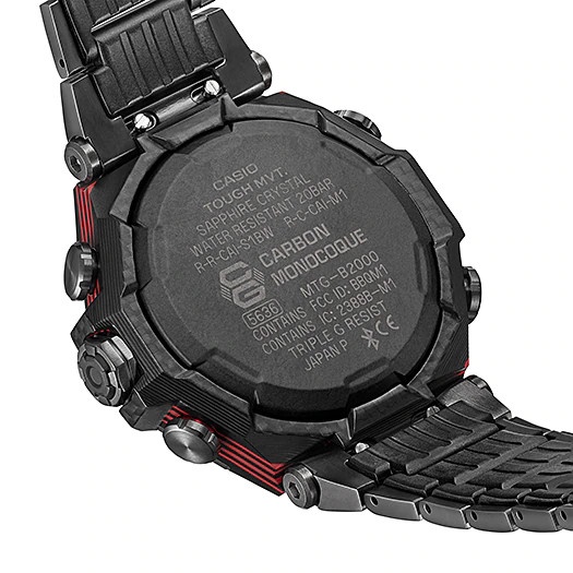 Đồng Hồ Casio Nam Dây Thép Không Ghỉ Chính Hãng GSHOCK MTG-B2000YBD-1A