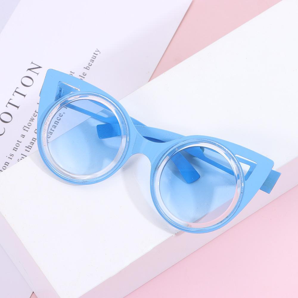 Kính Mắt Mini Gọng Tròn 6 Màu Sắc Cầu Vồng Dễ Thương Cho Búp Bê BJD 1 / 31 / 4