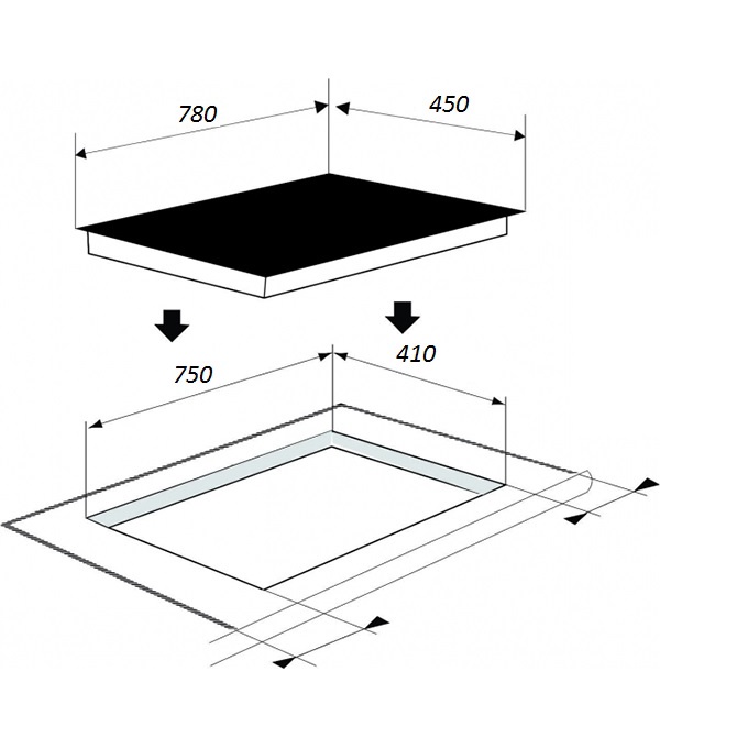 Bếp D'mestik ML931 DKT - 3 vùng nấu kết hợp giữa 2 từ và 1 hồng ngoại - Nhập khẩu nguyên chiếc Malaysia - Chính hãng