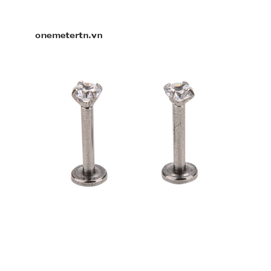 Set 2 Khuyên Môi / Môi Bằng Thép Phẫu Thuật Độc Đáo