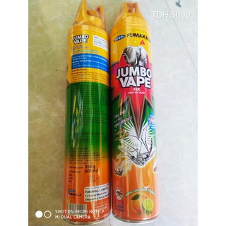 Bình xịt muỗi Hương chanh JUMBO