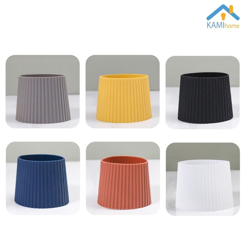 Vỏ bọc Silicone chống nóng lạnh - ướt tay - tạo phong cách cho bình ly nước KM22054