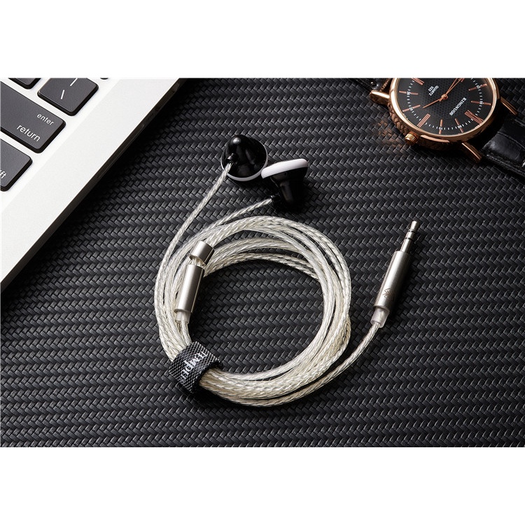 Ksearphone Bell-LB 3.5mm Earphones DJ Bass HIFI Metal Earphones Earphones 15mm Dynamic Control Unit Earbud Headset Flat Earplugs