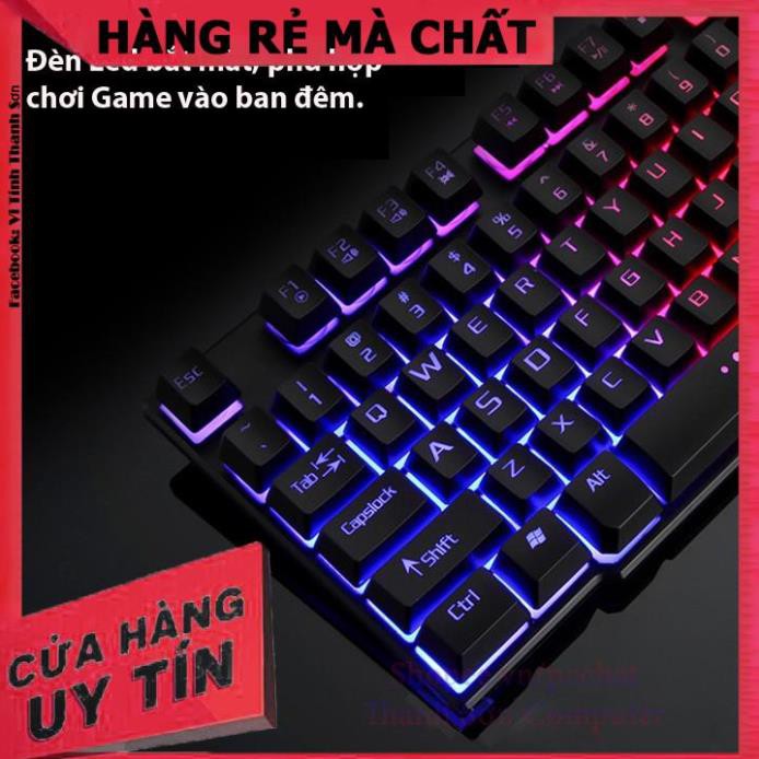 [TẶNG LÓT CHUỘT ] Bộ bàn phím giả cơ và chuột game Eweadn KMX-50 Led 7 màu - Linh Kiện Phụ Kiện PC Laptop Thanh Sơn