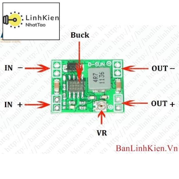 Mạch BUCK DC-DC 3A Mini