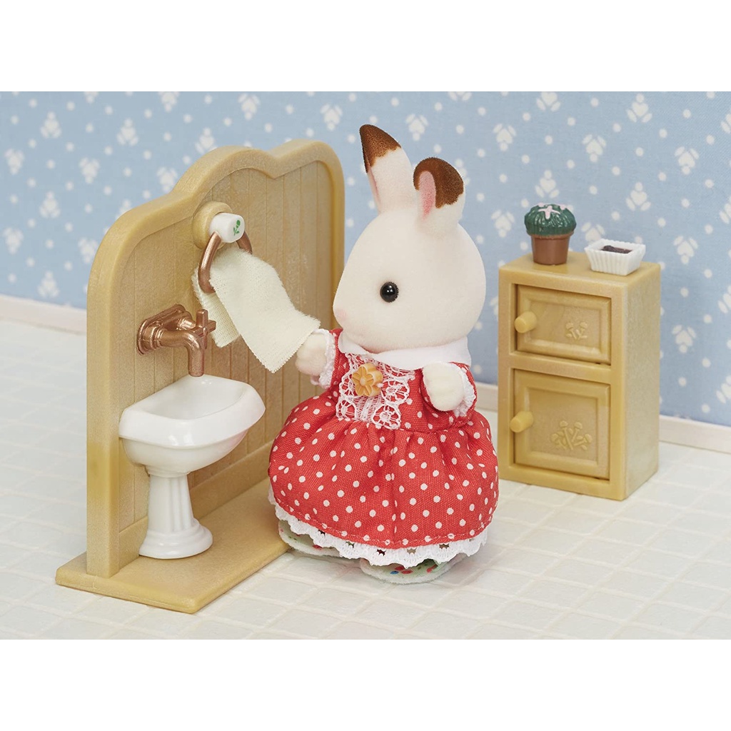 Đồ Chơi Sylvanian Families Bộ Nhà Vệ Sinh Bathroom Set