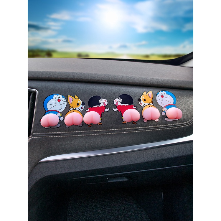 1 Miếng Dán 3D Bằng Silicon Chống Va Chạm Trang Trí Xe Hơi