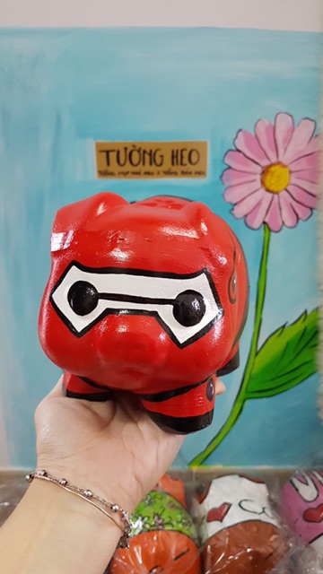 Heo đất handmade - Baymax