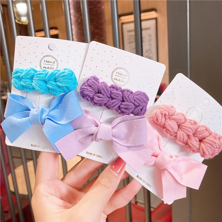 sét 2 kẹp tóc cho bé (P61)