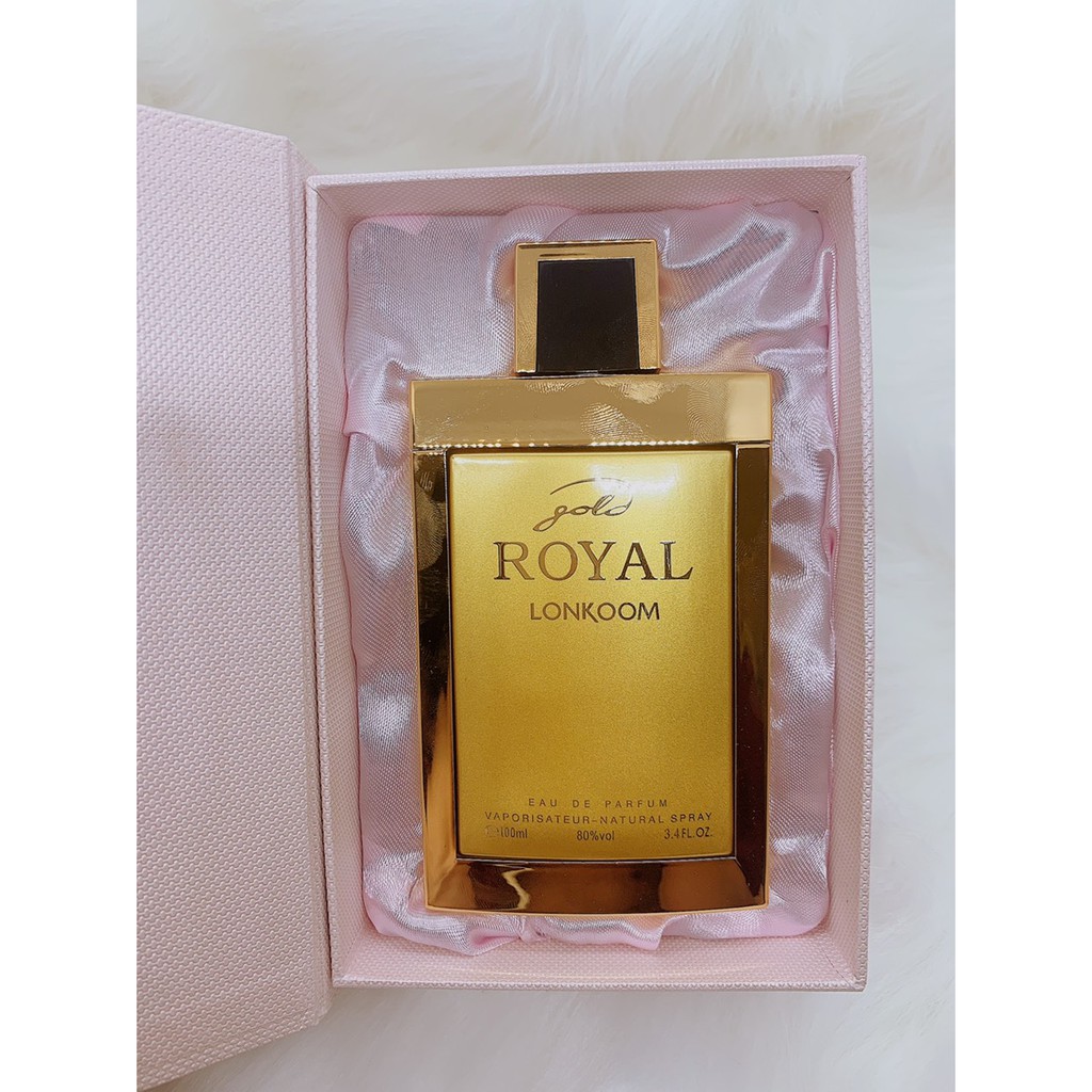 Nước Hoa Royal Vàng Lonkoom 100ml Lôi Cuốn