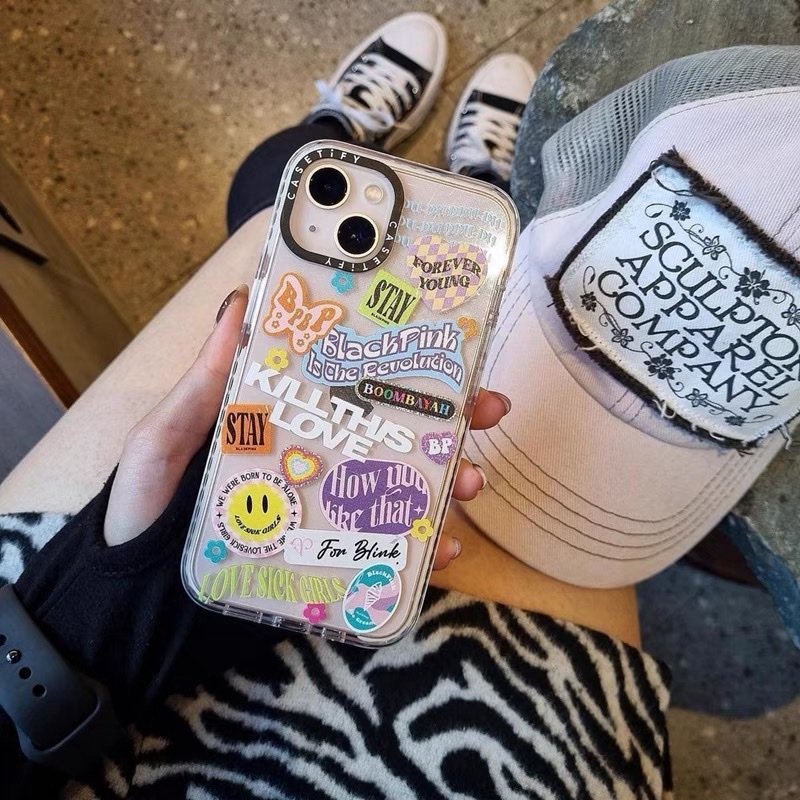 Ốp iphone ốp lưng casetify Blackpink ốp trong suốt chống sốc 7plus/8plus/x/xr/xs/11/12/13/pro/max/plus/promax