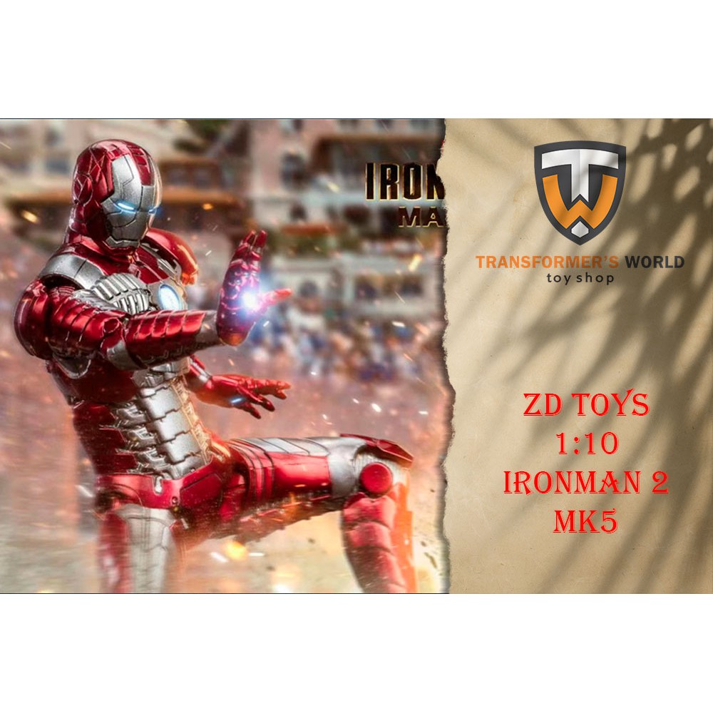 Mô hình ZhongDong ZD Toys Zdtoys Iron Man Mark V (MK5) Tỉ lệ 1:10