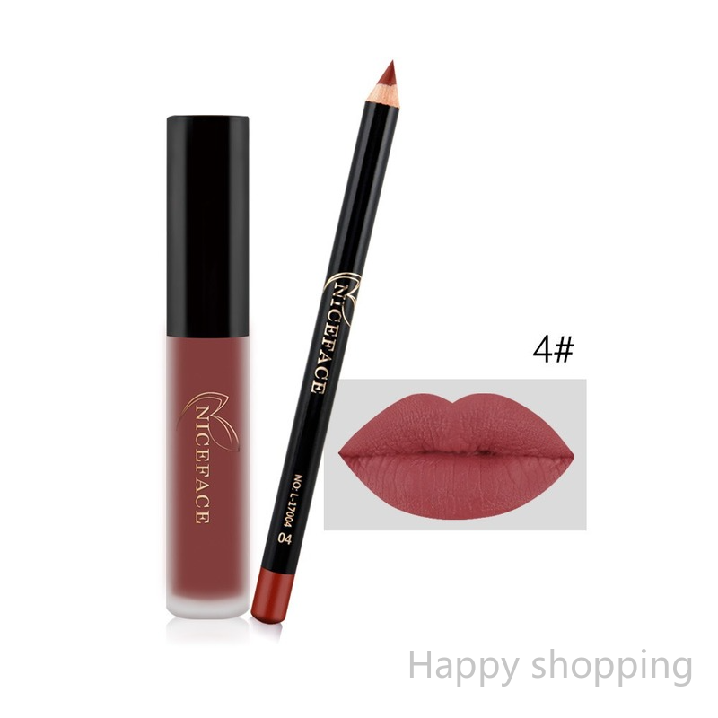 (Hàng Mới Về) Son Môi Dạng Lỏng Niceface Không Dính Cốc Không Phai Tiện Dụng | BigBuy360 - bigbuy360.vn