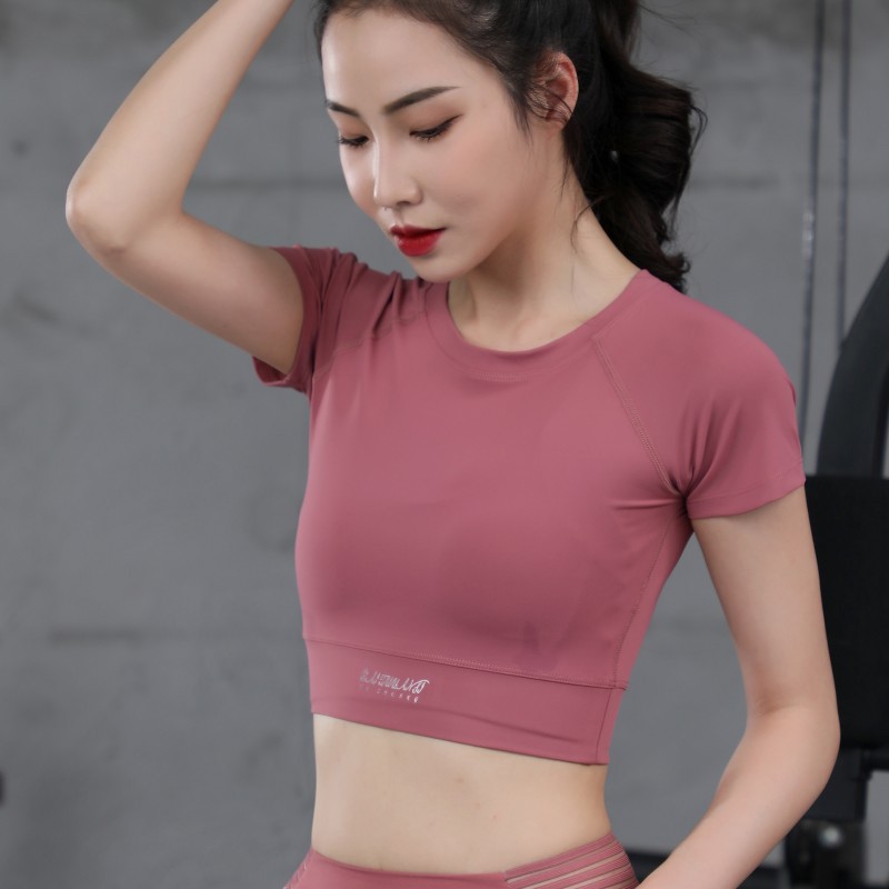 Áo tập gym, yoga nữ Louro FA57 áo croptop body dùng tập thể thao, gym, yoga, zumba, chất liệu siêu co giãn