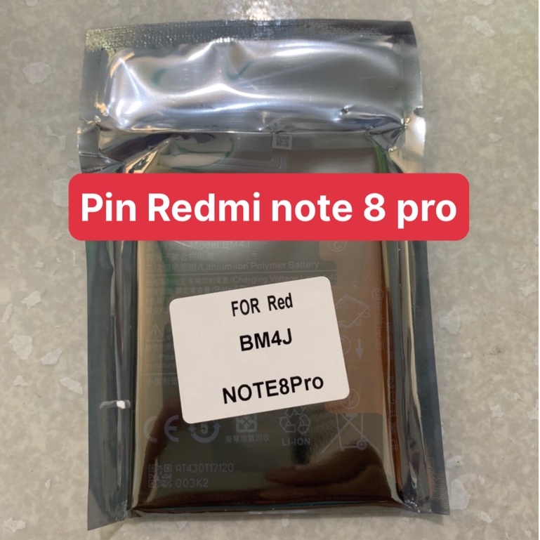 pin xiaomi BM4J / Redmi note 8 pro / pin zin 4500mAh