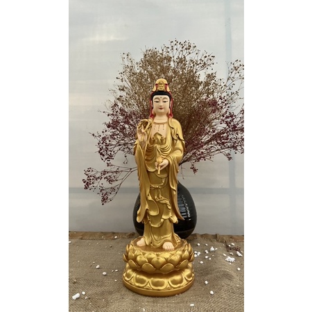 01 Tượng Phật lẻ A di đà/ Quan âm đứng 48cm