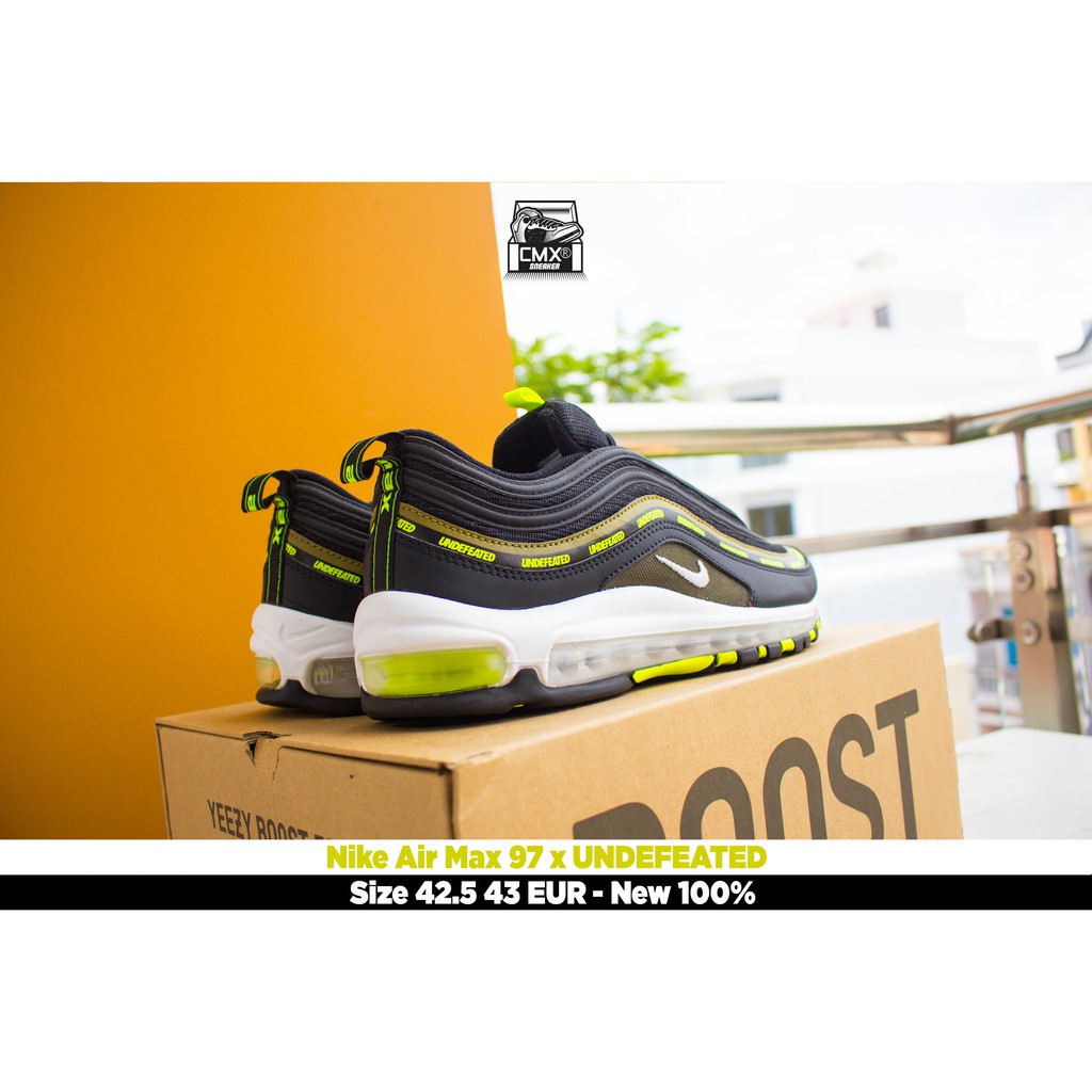 😘 [ HÀNG CHÍNH HÃNG ] Giày Nike Air Max 97 UNDEFEATED Black Volt ( DC4830-001 ) - REAL AUTHETIC 100%