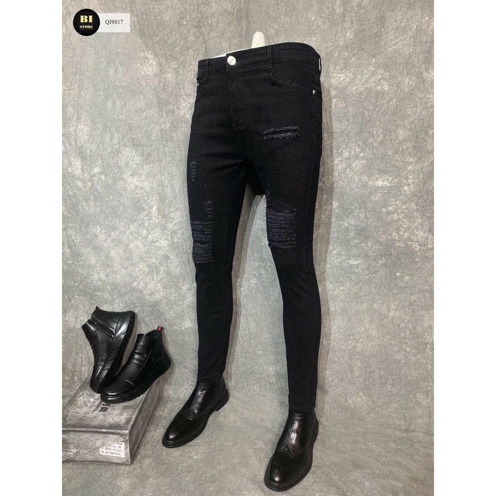 Quần Jean Nam Màu Trắng Rách Gối  Phong Cách Thời Trang Hàn Quốc Cao Cấp T&L store ms1966 | BigBuy360 - bigbuy360.vn