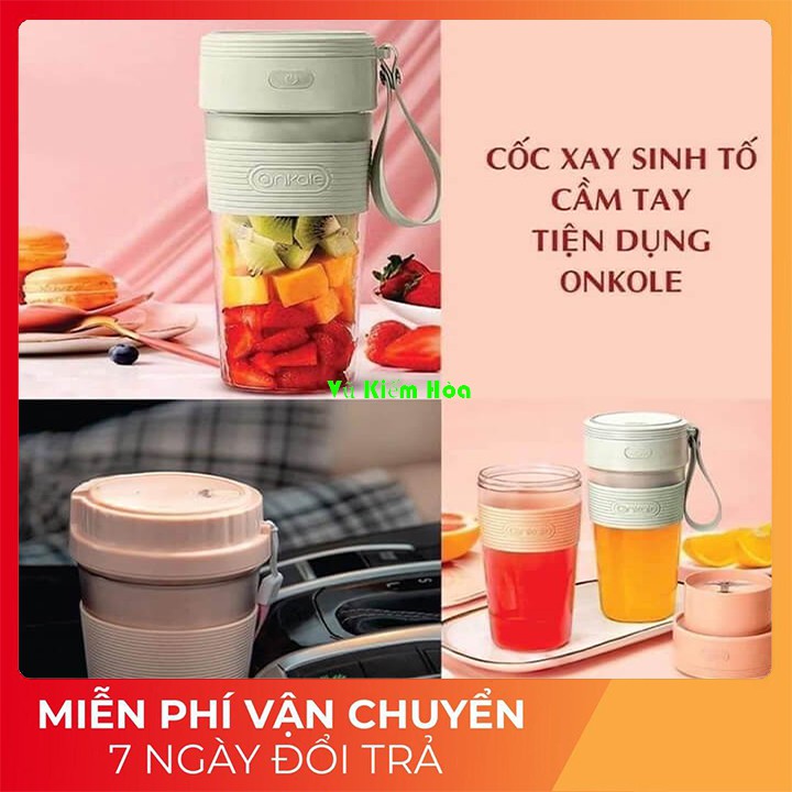 Cốc Xay Sinh Tố Cầm Tay Mini Siêu Tiện Lợi