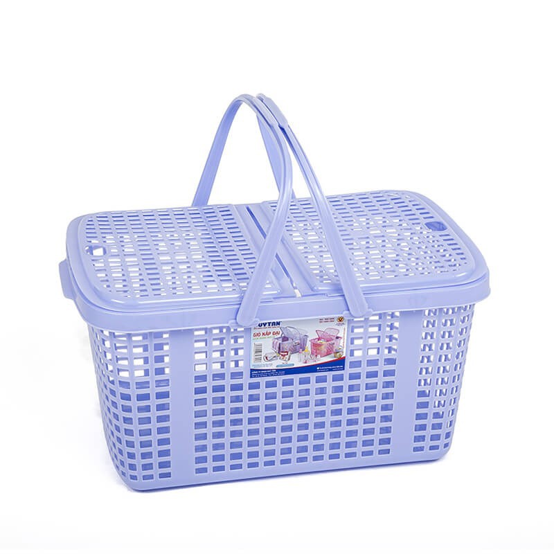 (Hà Nội) Giỏ Đại đựng đồ chuẩn bị đi sinh có nắp Duy Tân (54x37x27cm)