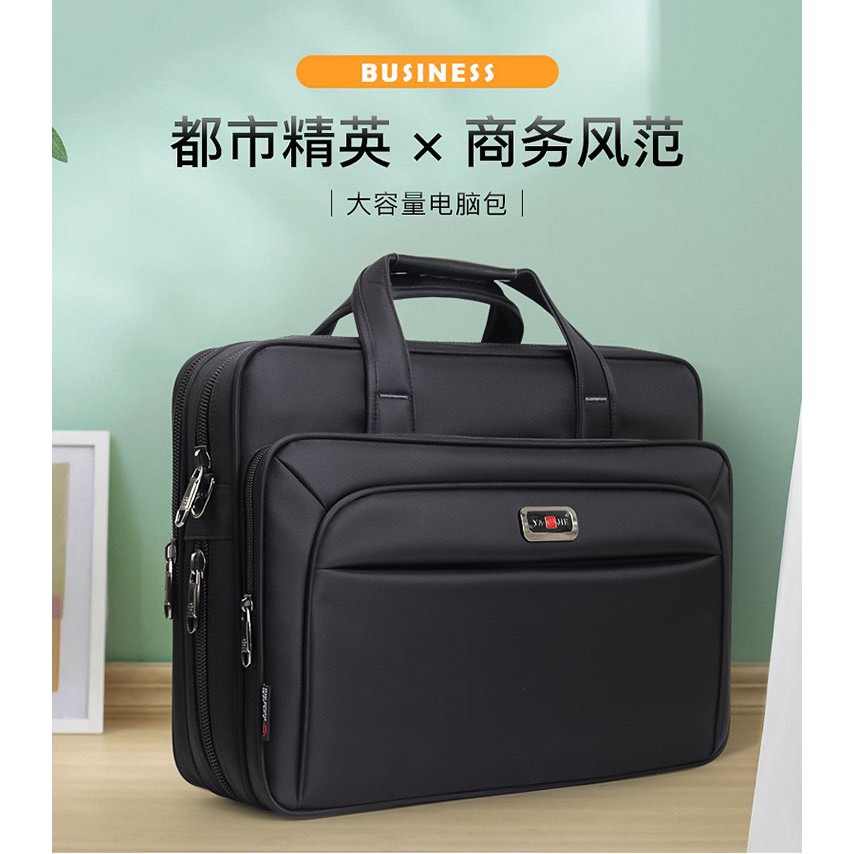 Túi xách cặp công sở đựng laptop đến 16inch YAJIE T07 mã 3203 (Đen) | BigBuy360 - bigbuy360.vn