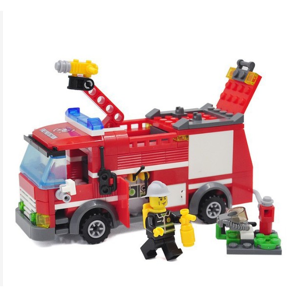 Xếp hình lê gô xe cứu hỏa