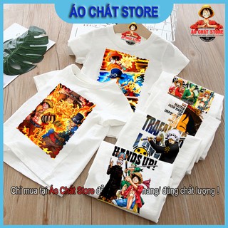 (VIDEO) Áo LUFFY | ACE | SABO | LAW trẻ em siêu cute | Áo One Piece Hải Tặc cho bé trai | bé gái đẹp OP89