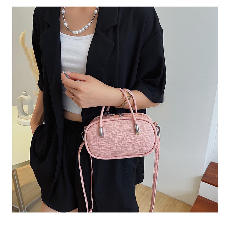 Túi Xách JASMIN NOIR  Da PU Hình Oval Thiết Kế Đơn Giản Cho Nữ