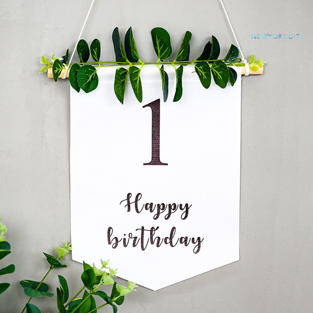 Bộ Cờ Treo Trang Trí Tiệc Sinh Nhật In Chữ Happy Birthday Dễ Thương