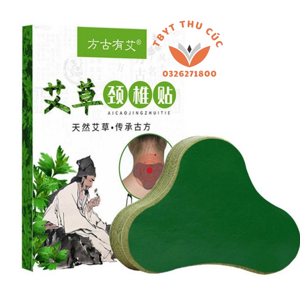 Miếng dán thảo dược - Miếng dán ngải cứu đau mỏi thắt lưng, thoái hóa cột sống, đĩa đệm
