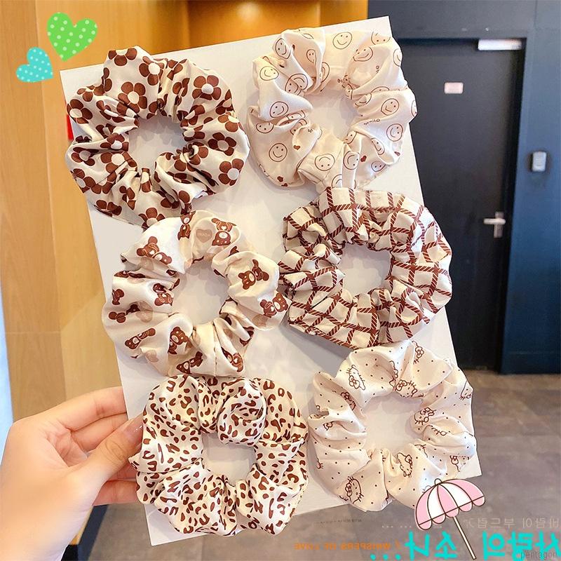 Dây buộc tóc cỡ lớn in họa tiết Maruko tinh tế thời trang cho nữ