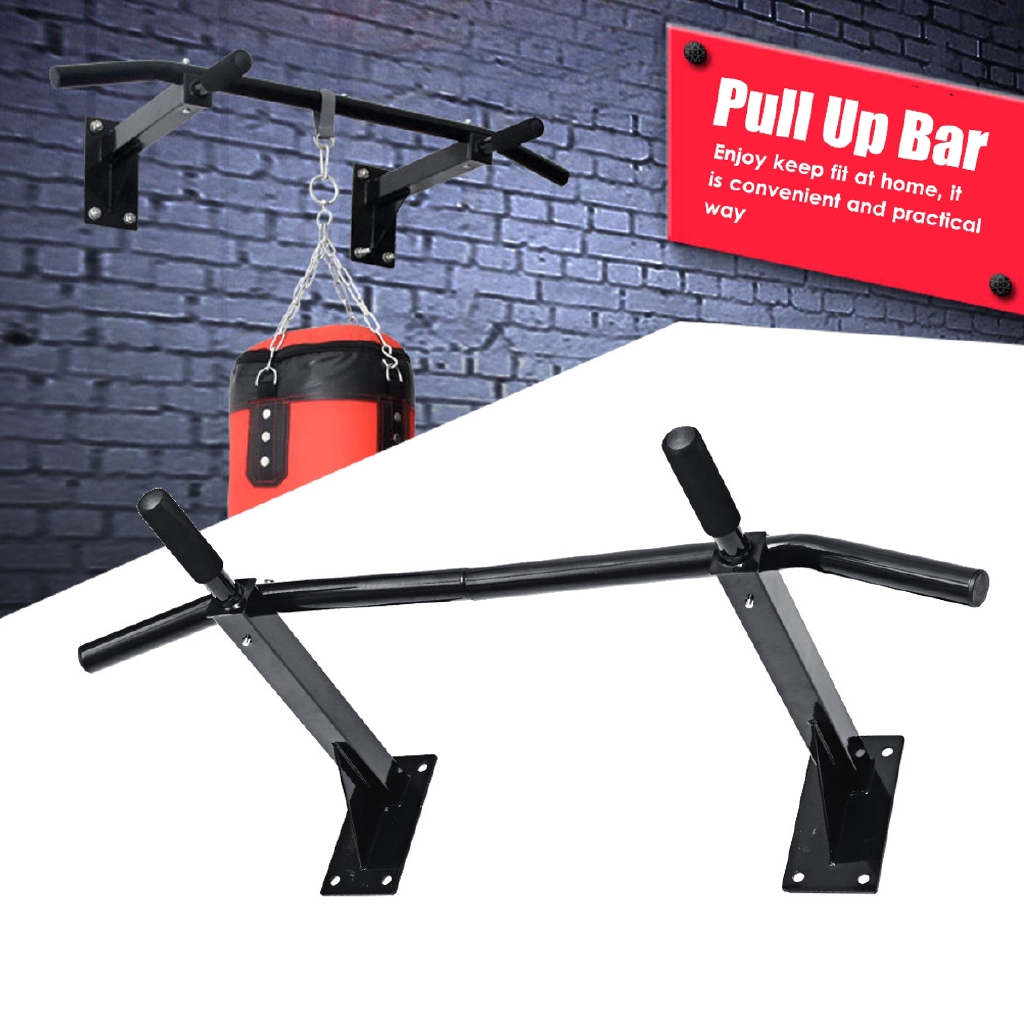 Indoor Sports Equipment Gymnastics Goplus Horizontal Bar Wall Mounted Pull Up Chin Up Bar Multi-function Home Gym