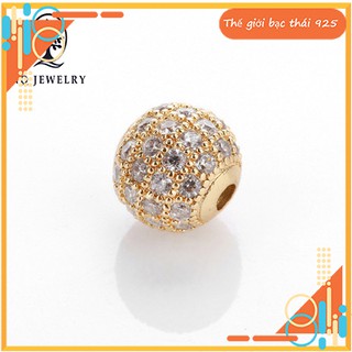Charm si đính đá cao cấp - Charm si đính đá NQ Jewelry