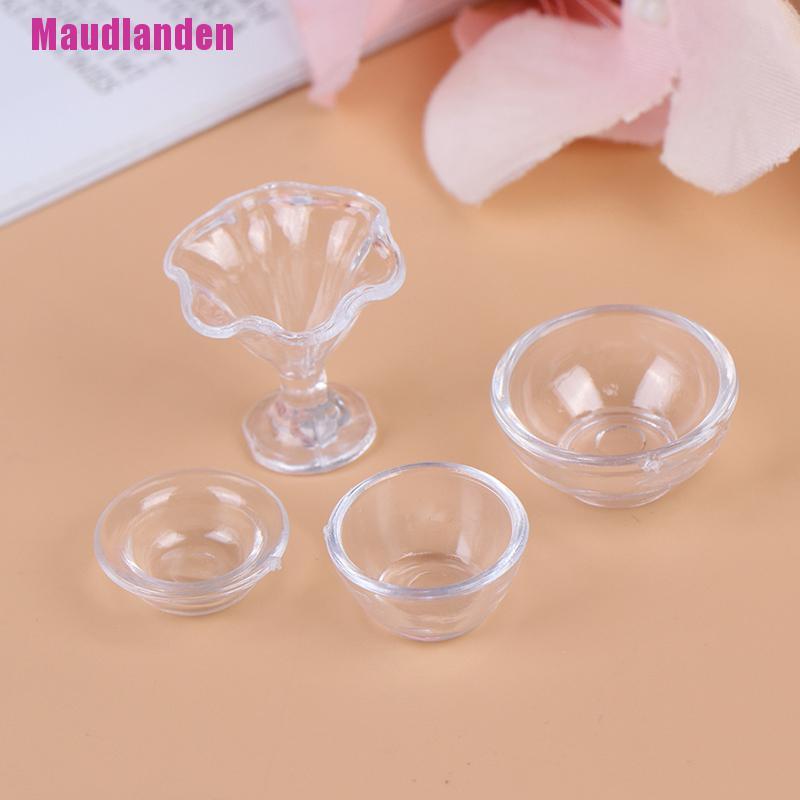 Set 17 Dụng Cụ Nhà Bếp Trong Suốt Tỉ Lệ 1: 12 Dùng Trang Trí Nhà Búp Bê Diy